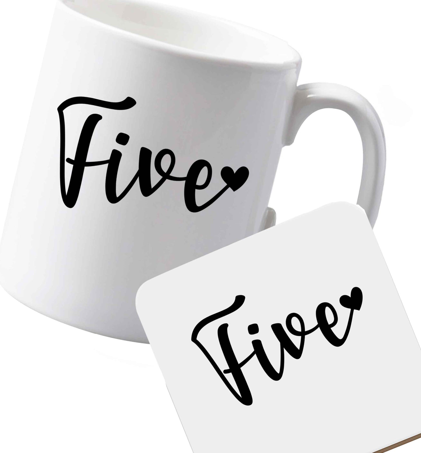10 oz Ceramic mug and coaster Favourite Type Pan Pancake both sides