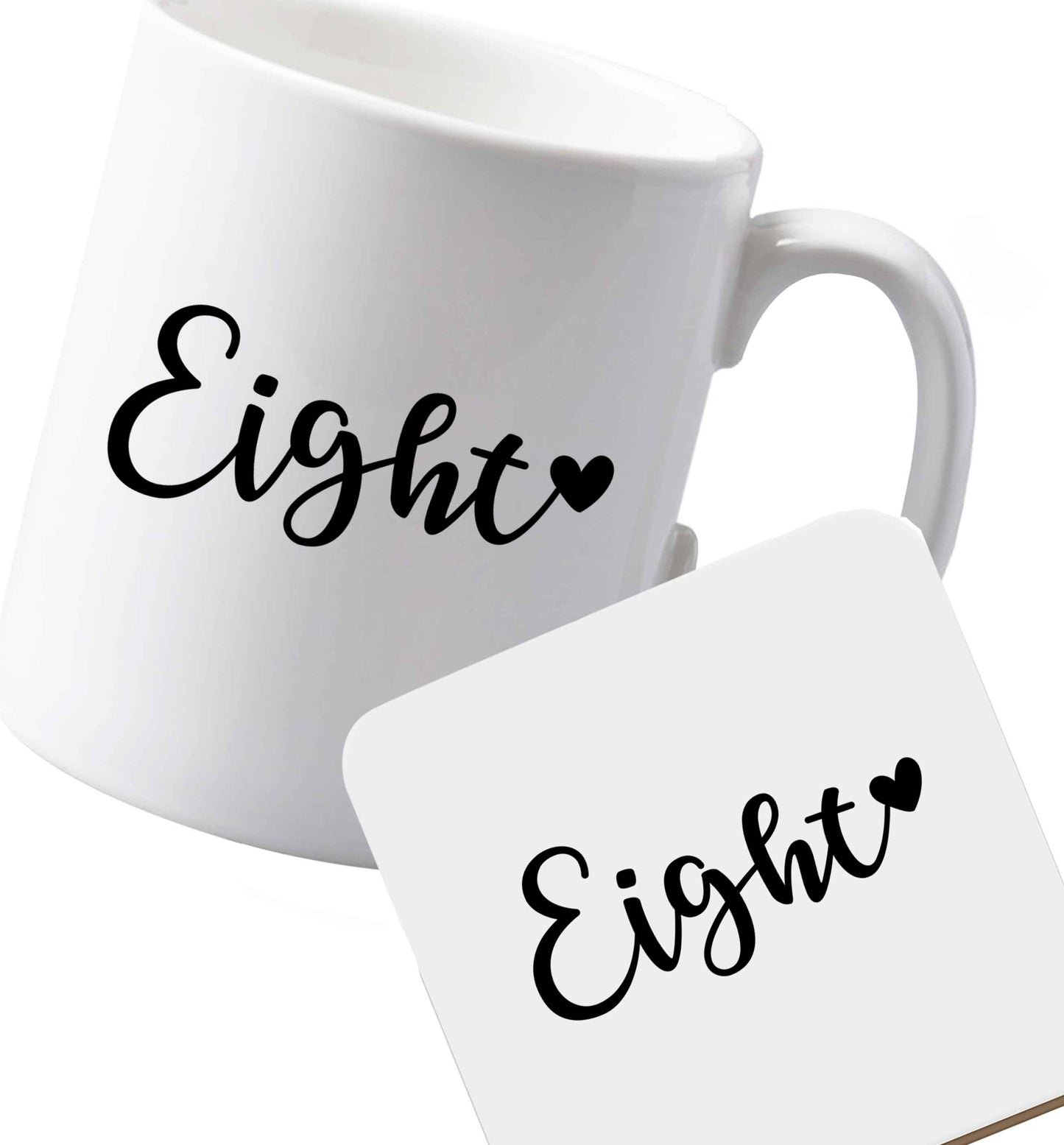10 oz Ceramic mug and coaster Favourite Type Pan Pancake both sides