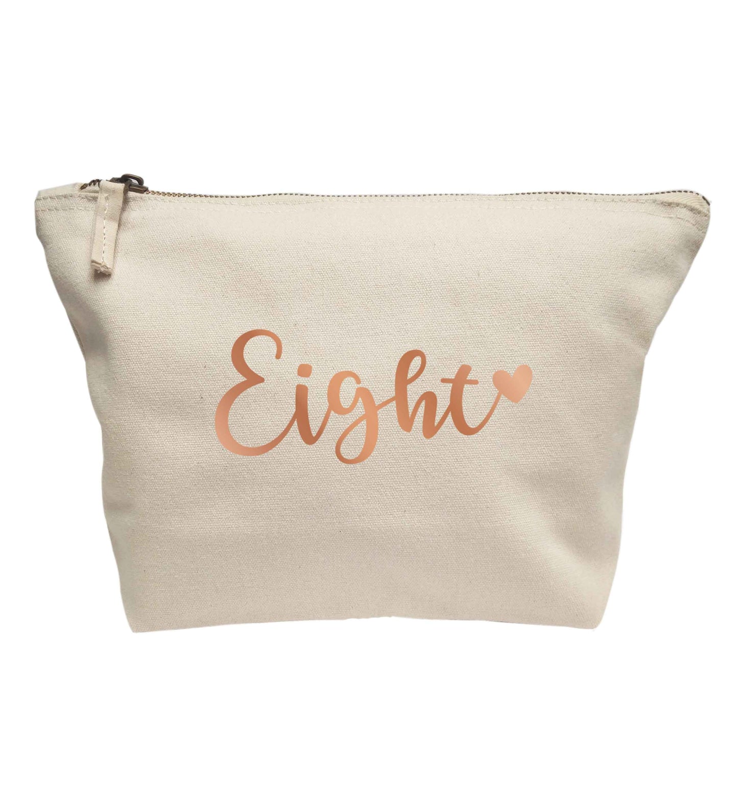 Eight rose gold | Makeup / wash bag