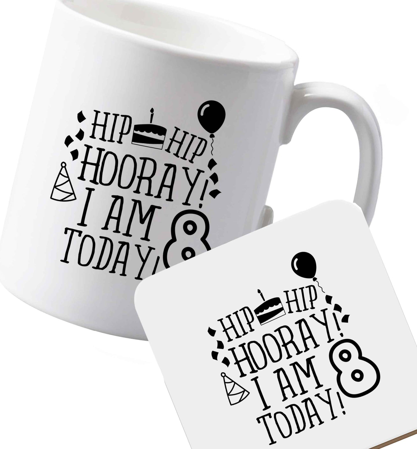 10 oz Ceramic mug and coaster Favourite Type Pan Pancake both sides