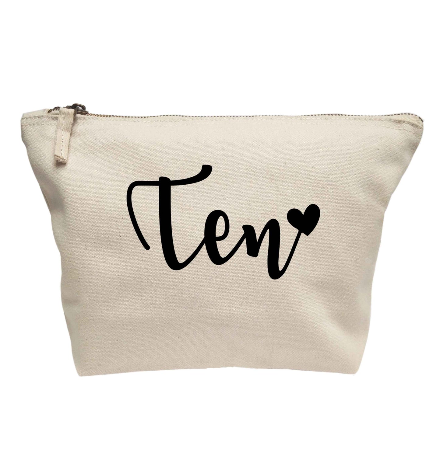 Ten and heart | Makeup / wash bag