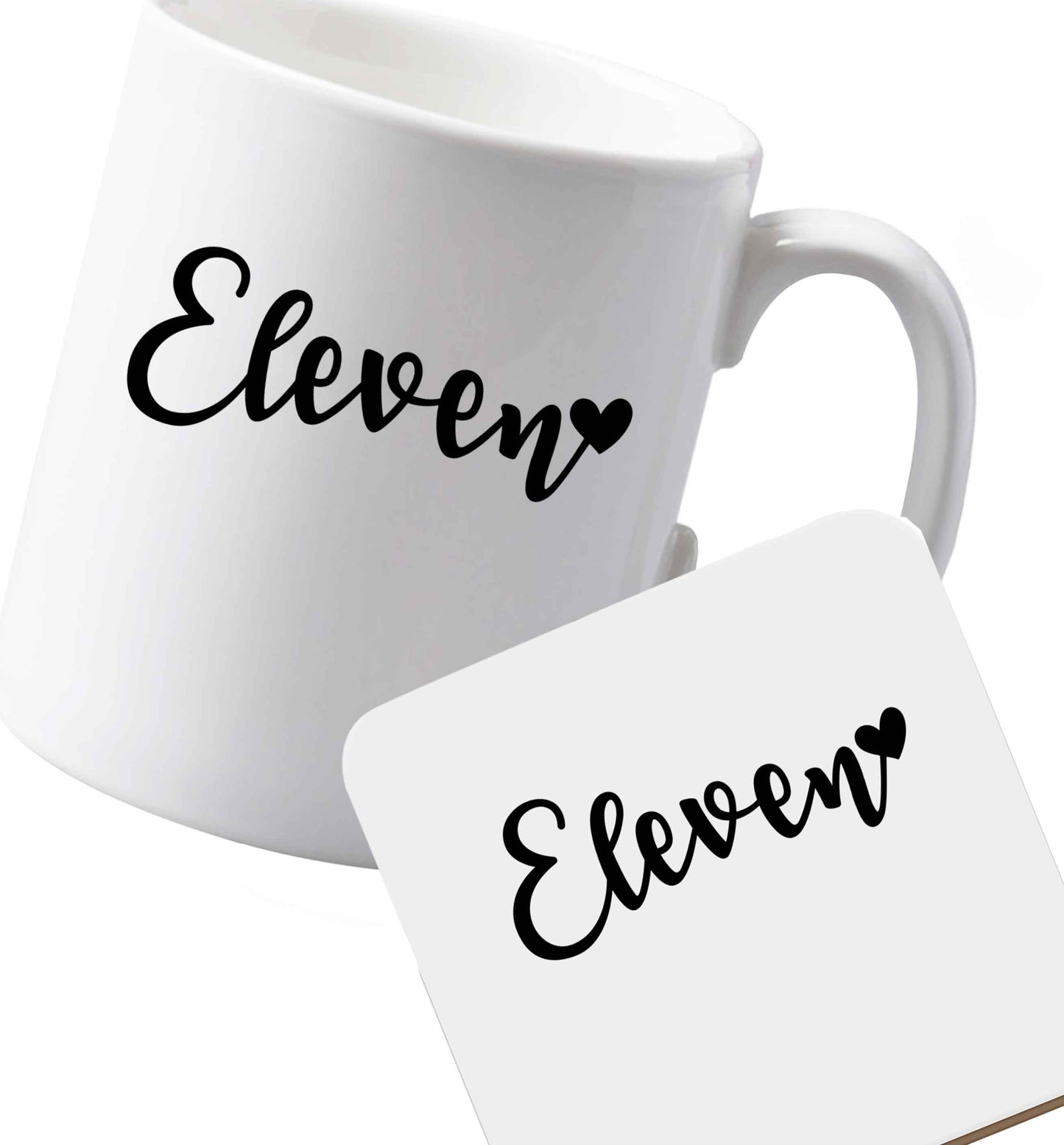 10 oz Ceramic mug and coaster Favourite Type Pan Pancake both sides
