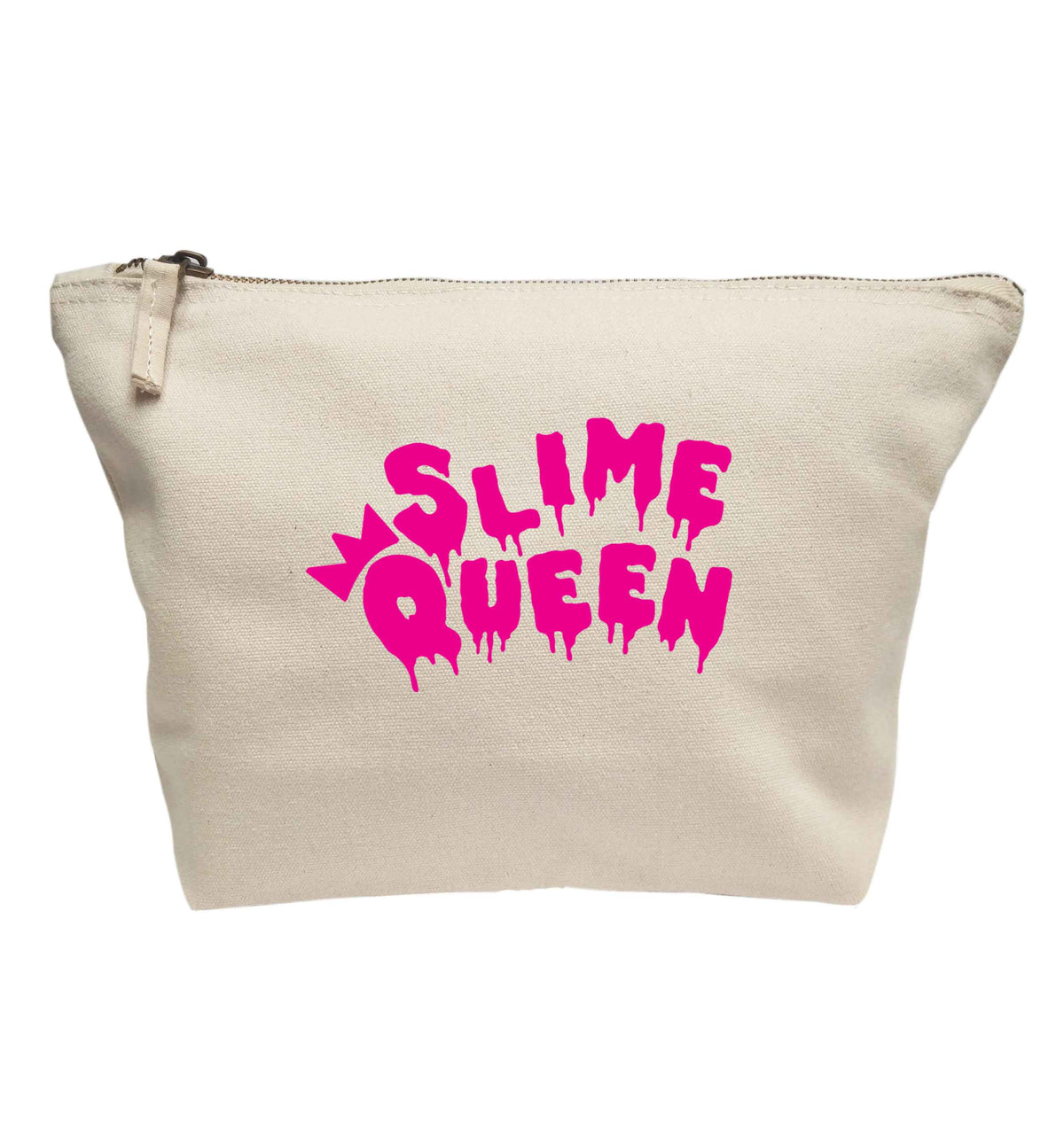 Neon pink slime queen | Makeup / wash bag