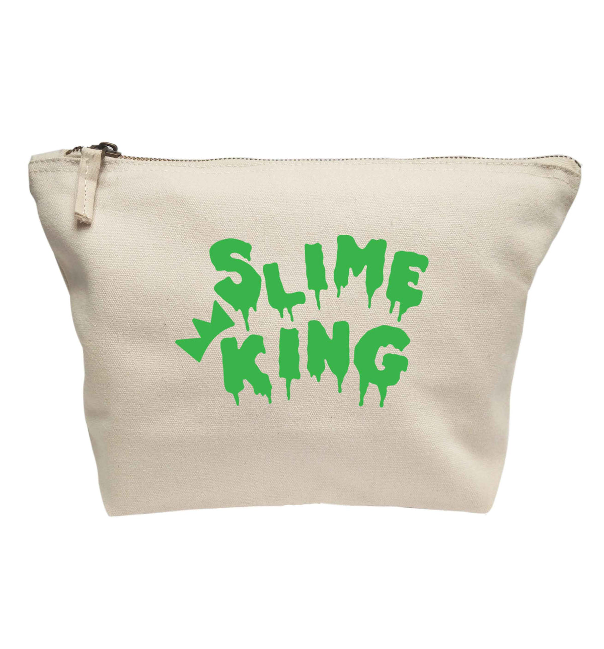 Neon green slime king | Makeup / wash bag
