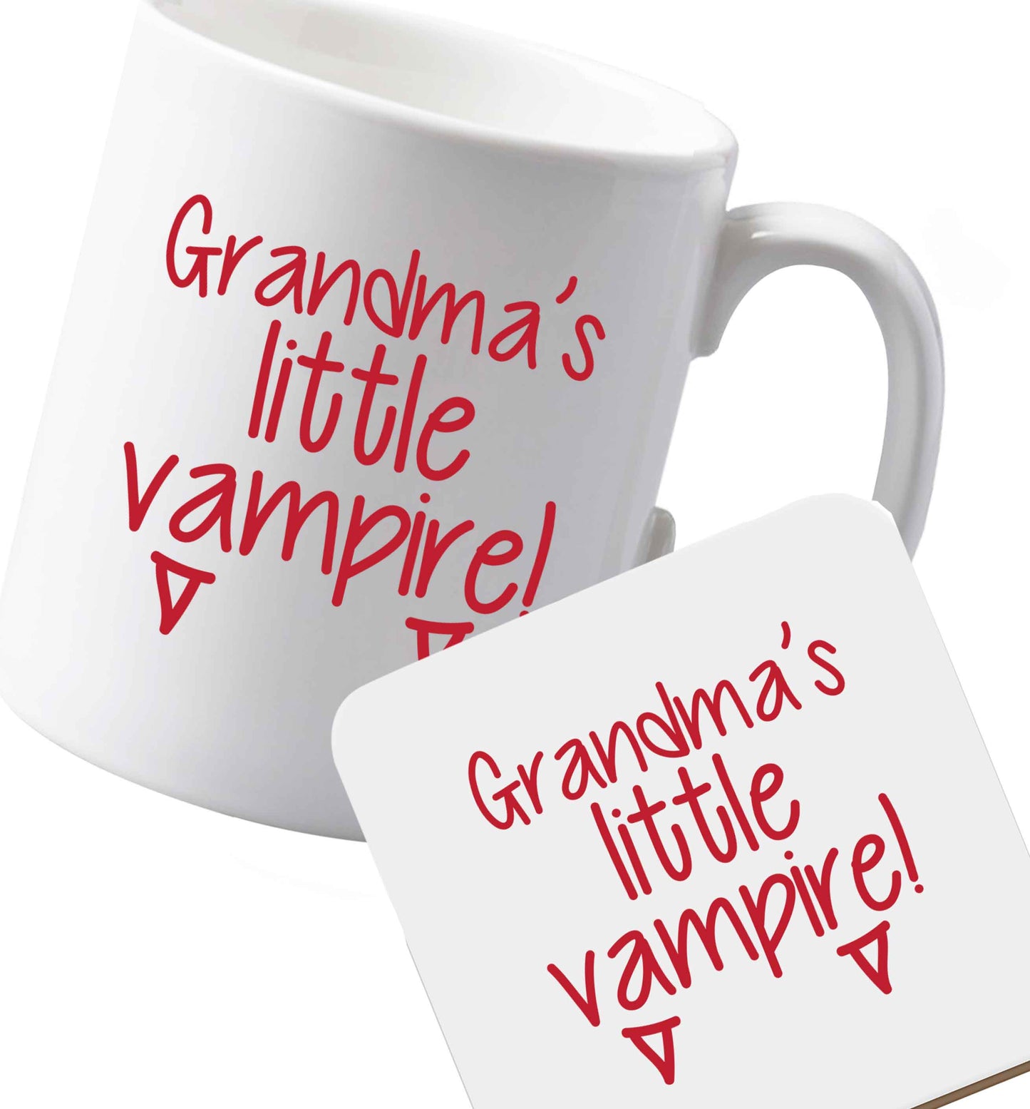 10 oz Ceramic mug and coaster Favourite Type Pan Pancake both sides