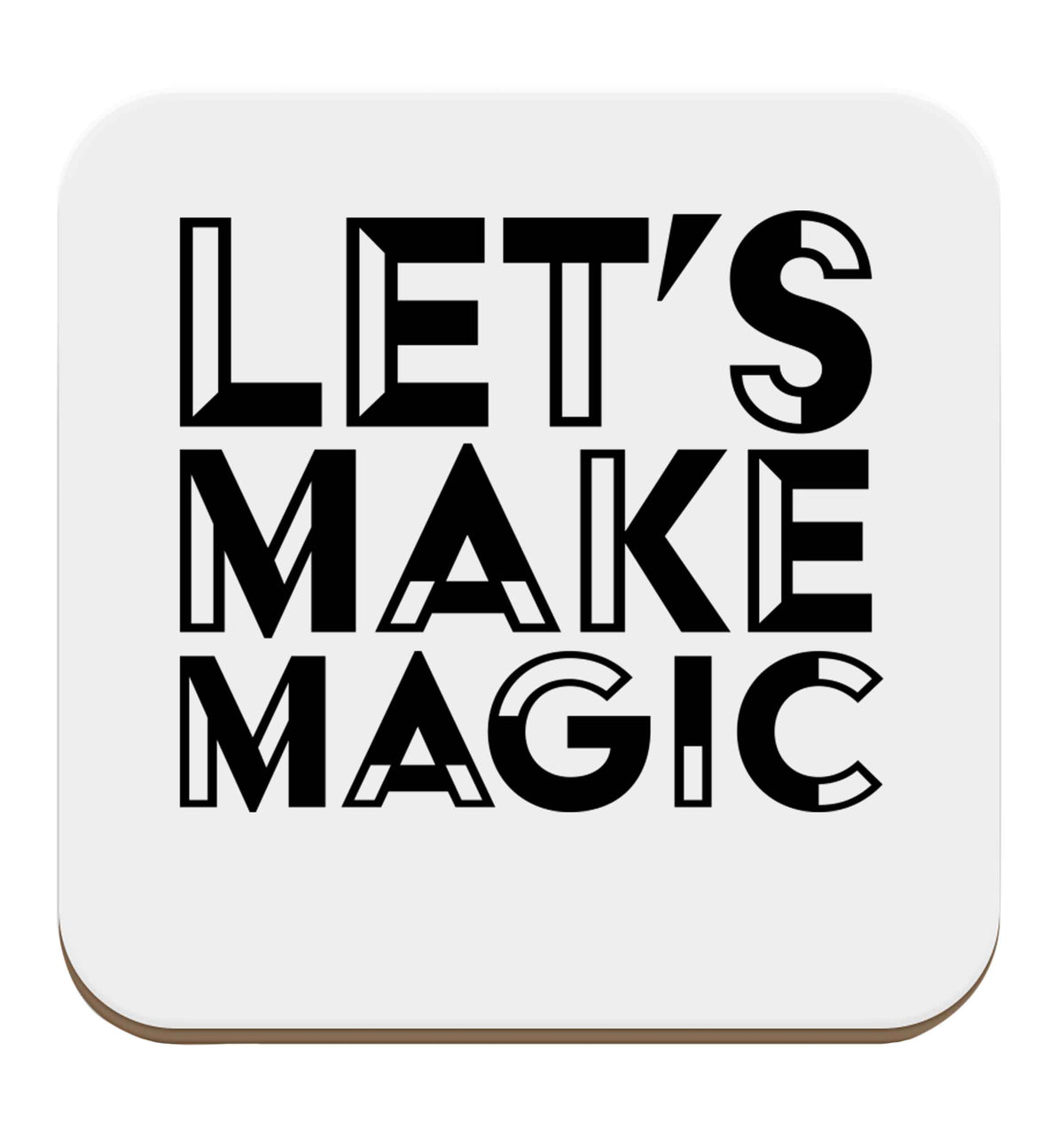 Let's make magic set of four coasters