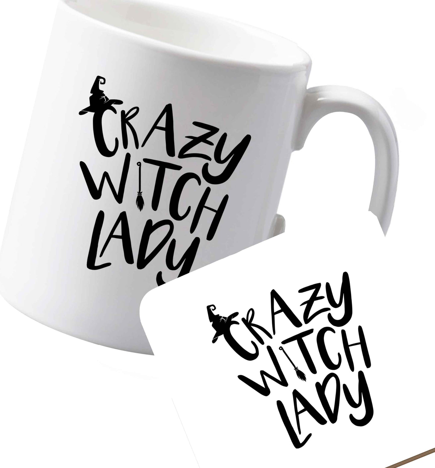 10 oz Ceramic mug and coaster Favourite Type Pan Pancake both sides