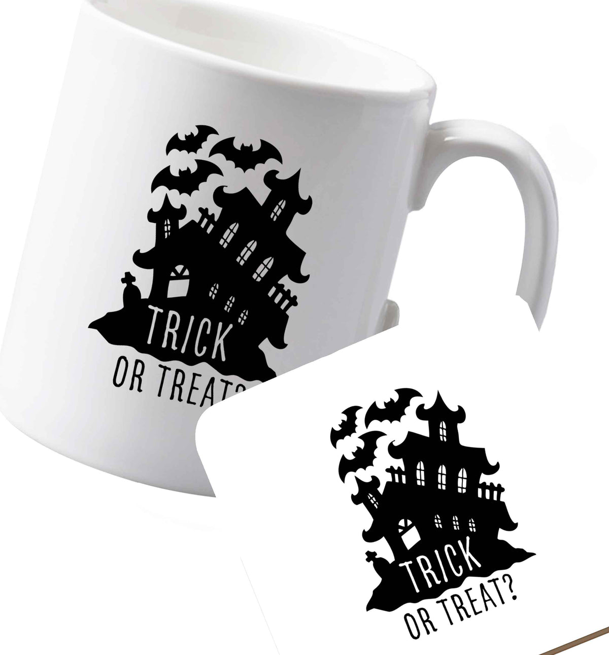 10 oz Ceramic mug and coaster Favourite Type Pan Pancake both sides