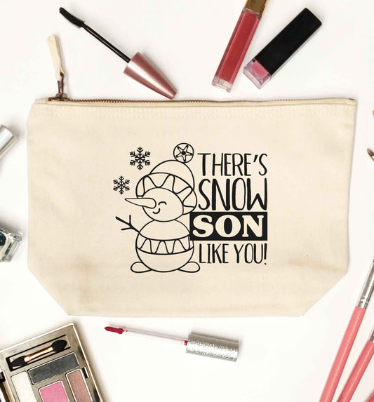 There's snow son like you natural makeup bag