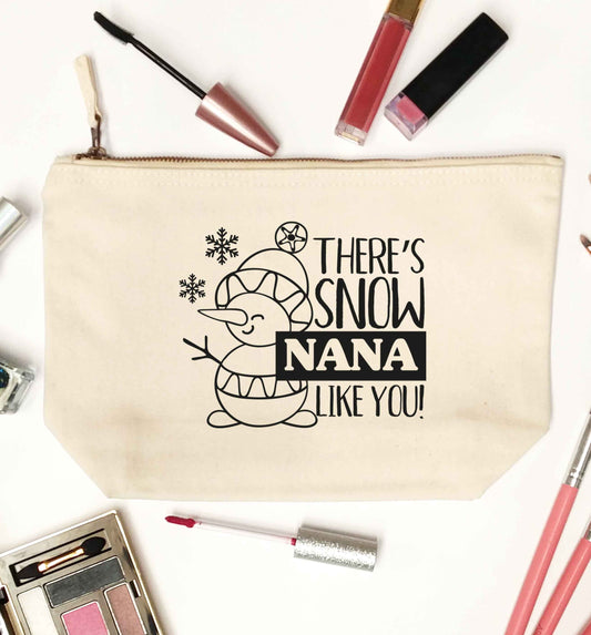 There's snow nana like you natural makeup bag