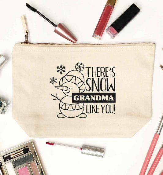 There's snow grandma like you natural makeup bag