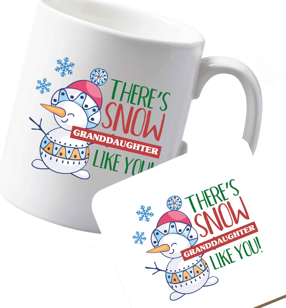 10 oz Ceramic mug and coaster Favourite Type Pan Pancake both sides