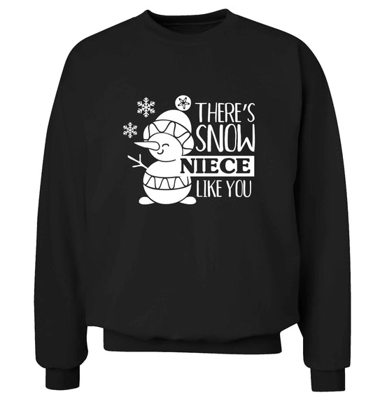 There's snow niece like you adult's unisex black sweater 2XL
