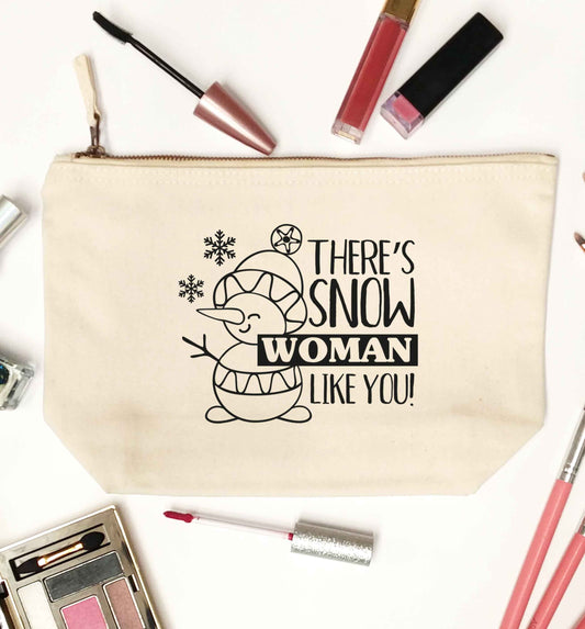 There's snow woman like you natural makeup bag