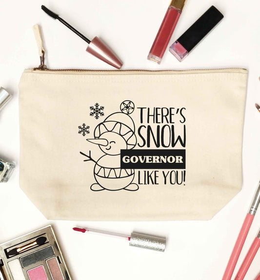 There's snow governor like you natural makeup bag