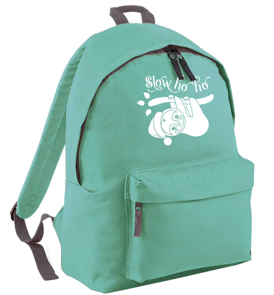 Slow Ho Ho mint adults backpack