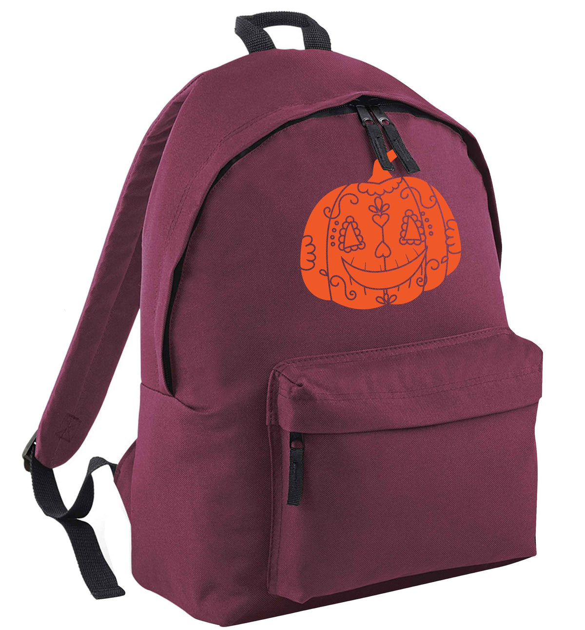 Pumpkin sugar skull | Children's backpack