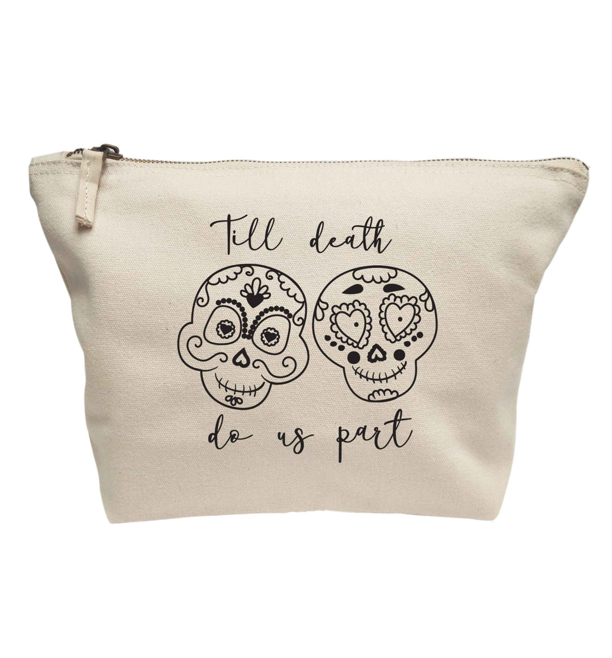 Till death do us part sugar skulls | Makeup / wash bag