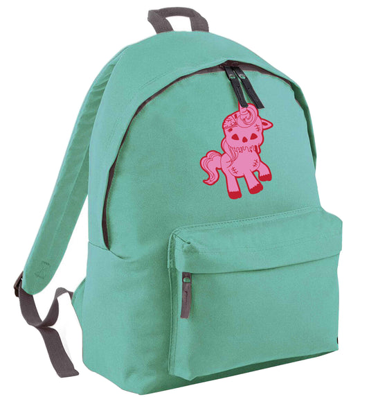 Zombie unicorn zombiecorn mint adults backpack