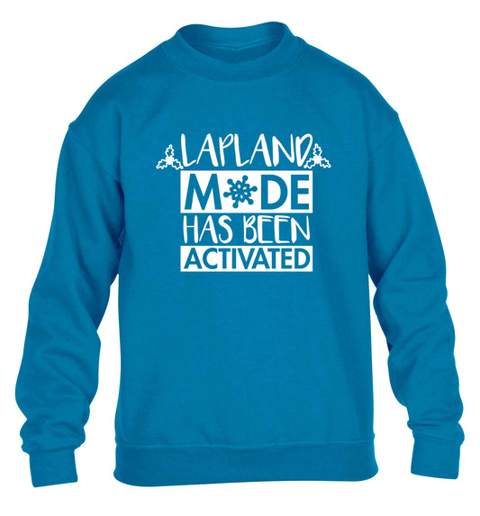 Merry Christmas children's blue sweater 12-13 Years