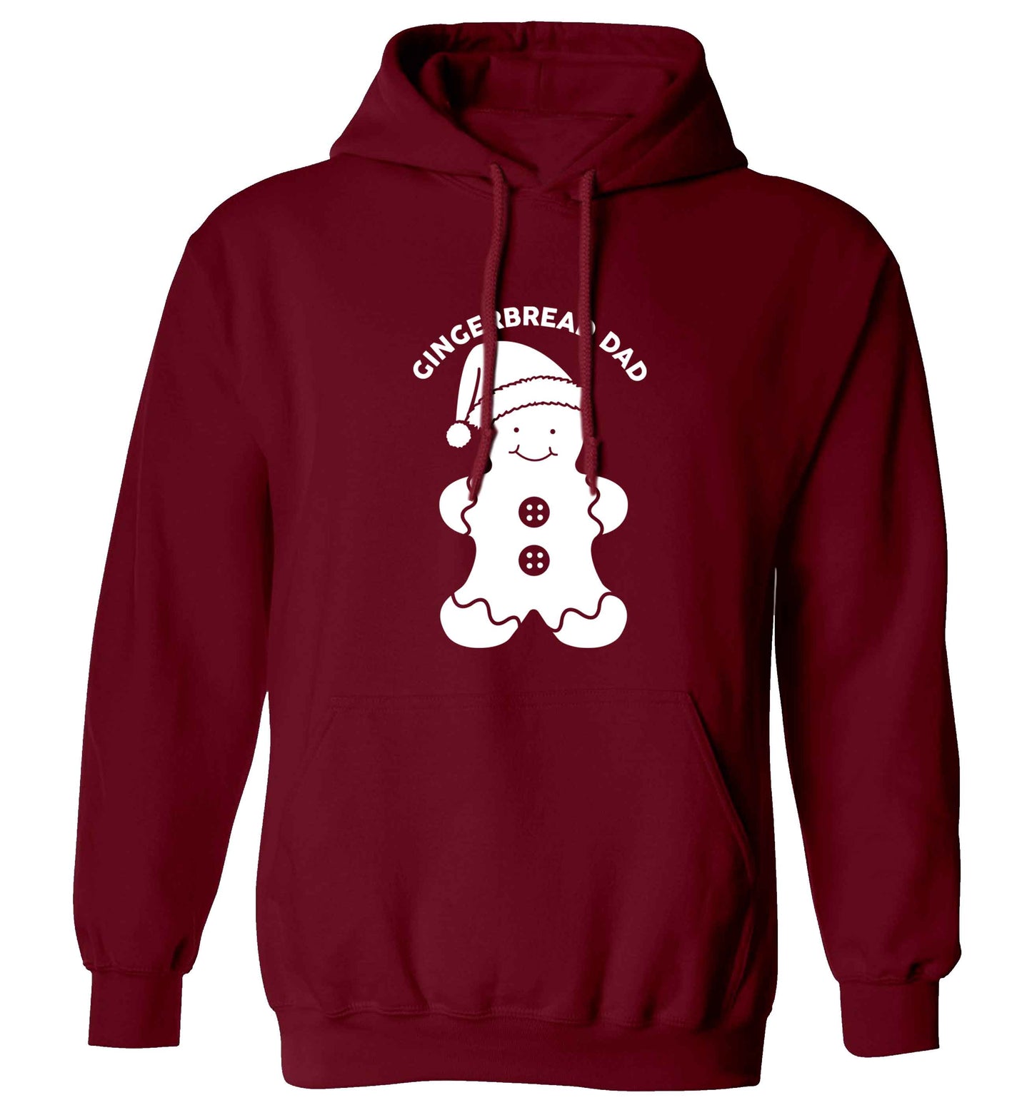 Merry Christmas adults unisex maroon hoodie 2XL