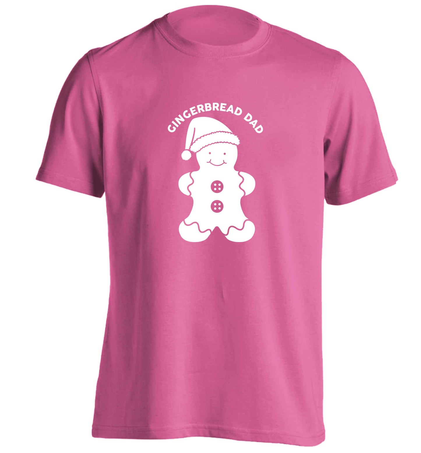 Merry Christmas adults unisex pink Tshirt 2XL
