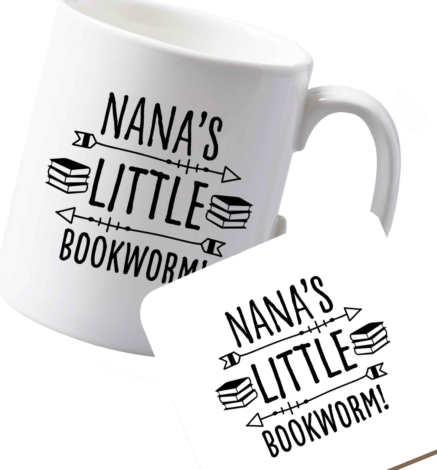 10 oz Ceramic mug and coaster Favourite Type Pan Pancake both sides