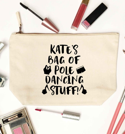 Best Things Happen Dancing natural makeup bag