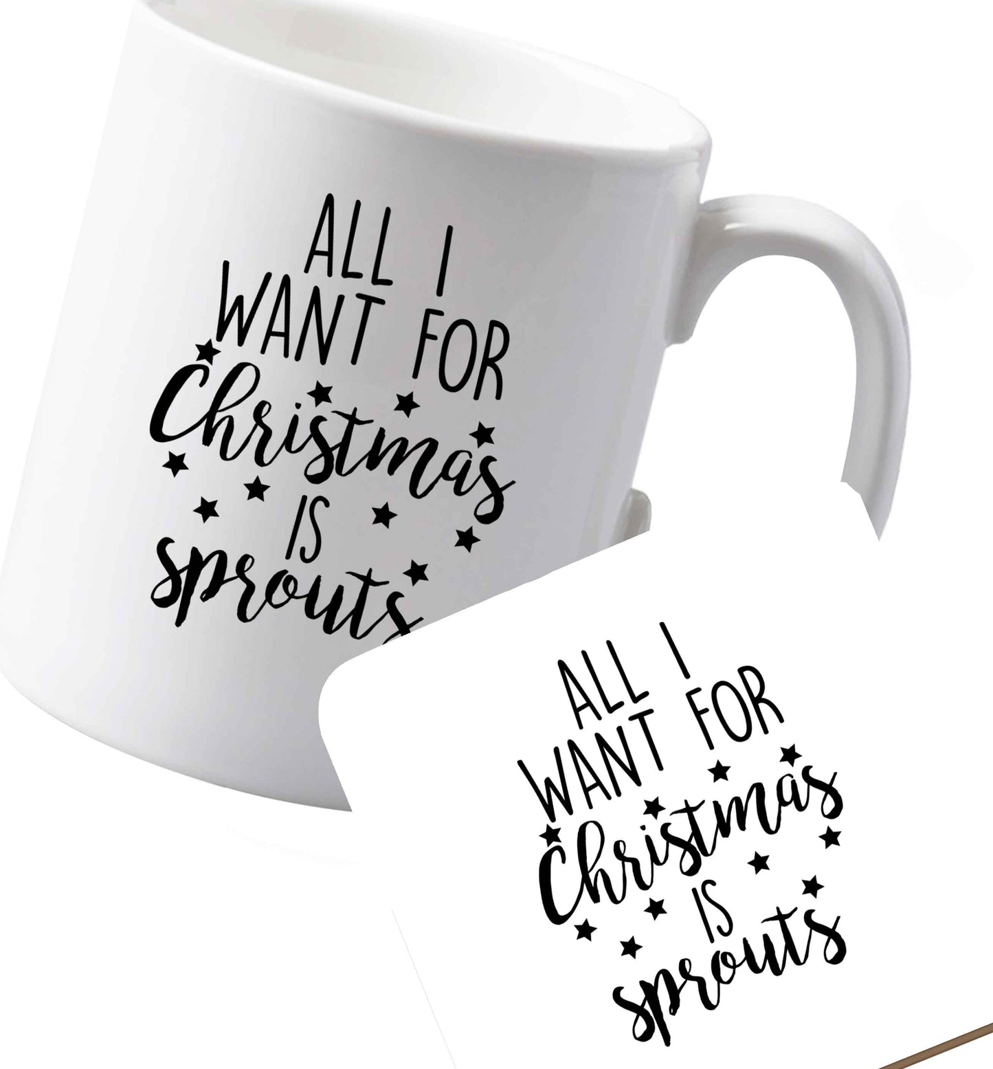 10 oz Ceramic mug and coaster Favourite Type Pan Pancake both sides