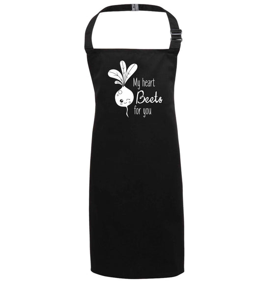 My heart beets for you black apron 7-10 years