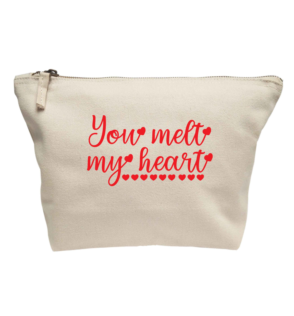You melt my heart | Makeup / wash bag