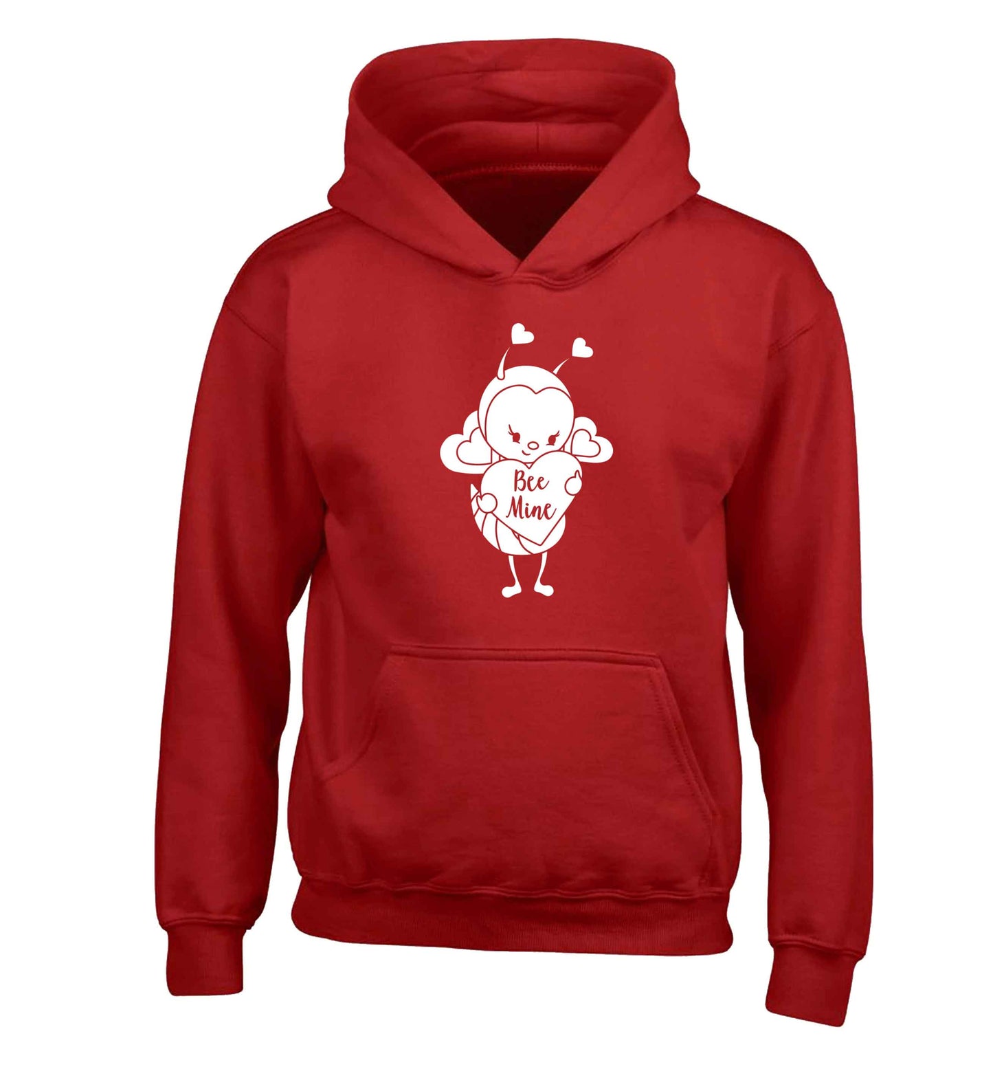 Bee mine children's red hoodie 12-13 Years