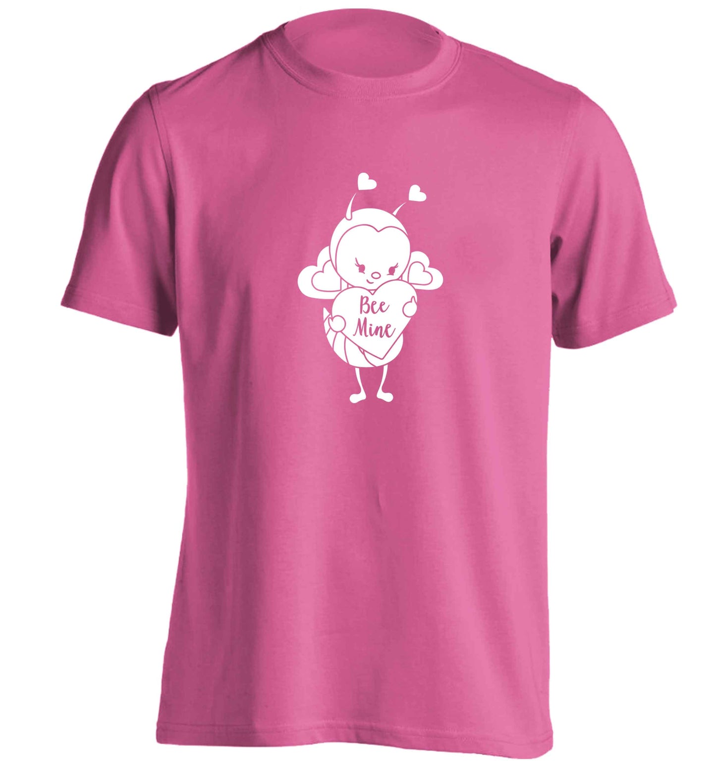 Bee mine adults unisex pink Tshirt 2XL
