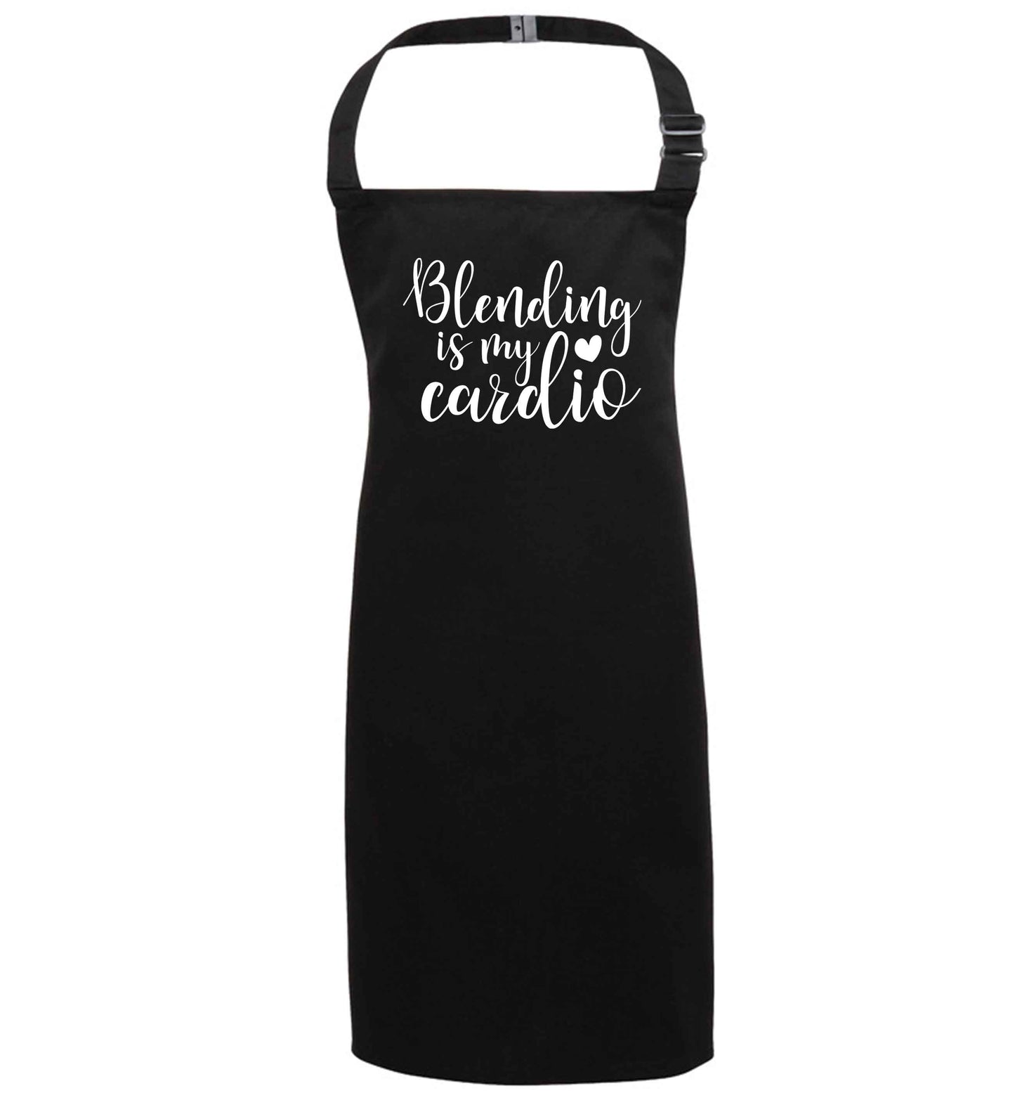 Blending is my cardio black apron 7-10 years