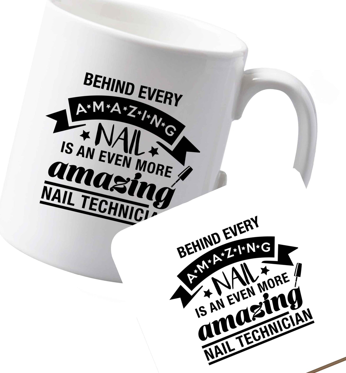 10 oz Ceramic mug and coaster Favourite Type Pan Pancake both sides