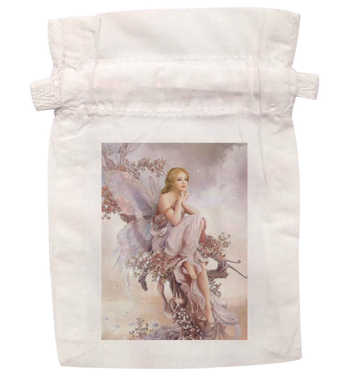 Traditional tooth fairy bag | XS drawstring pouch | Organic Cotton Bag