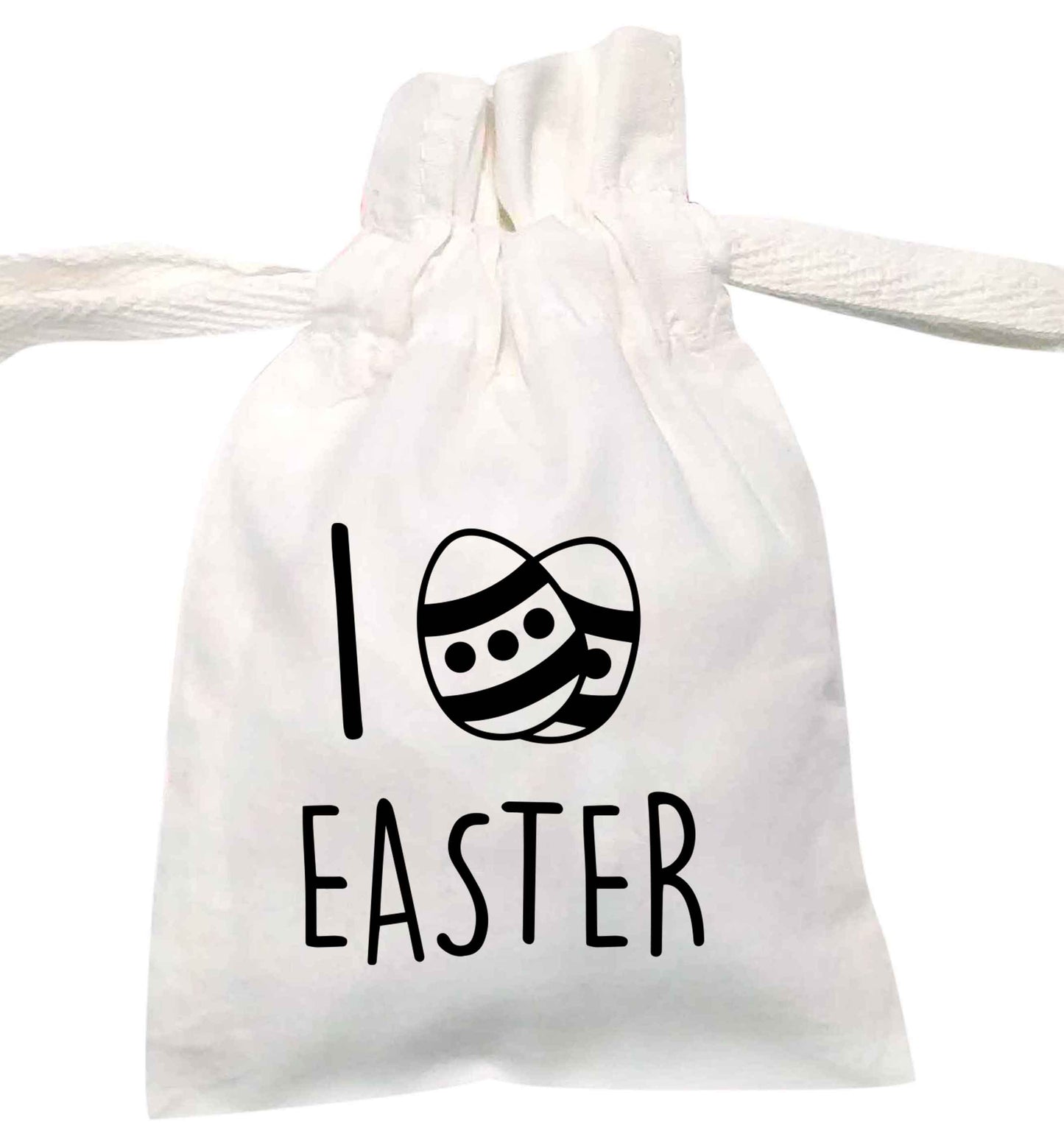 I love Easter | XS - L | Pouch / Drawstring bag / Sack | Organic Cotton | Bulk discounts available!