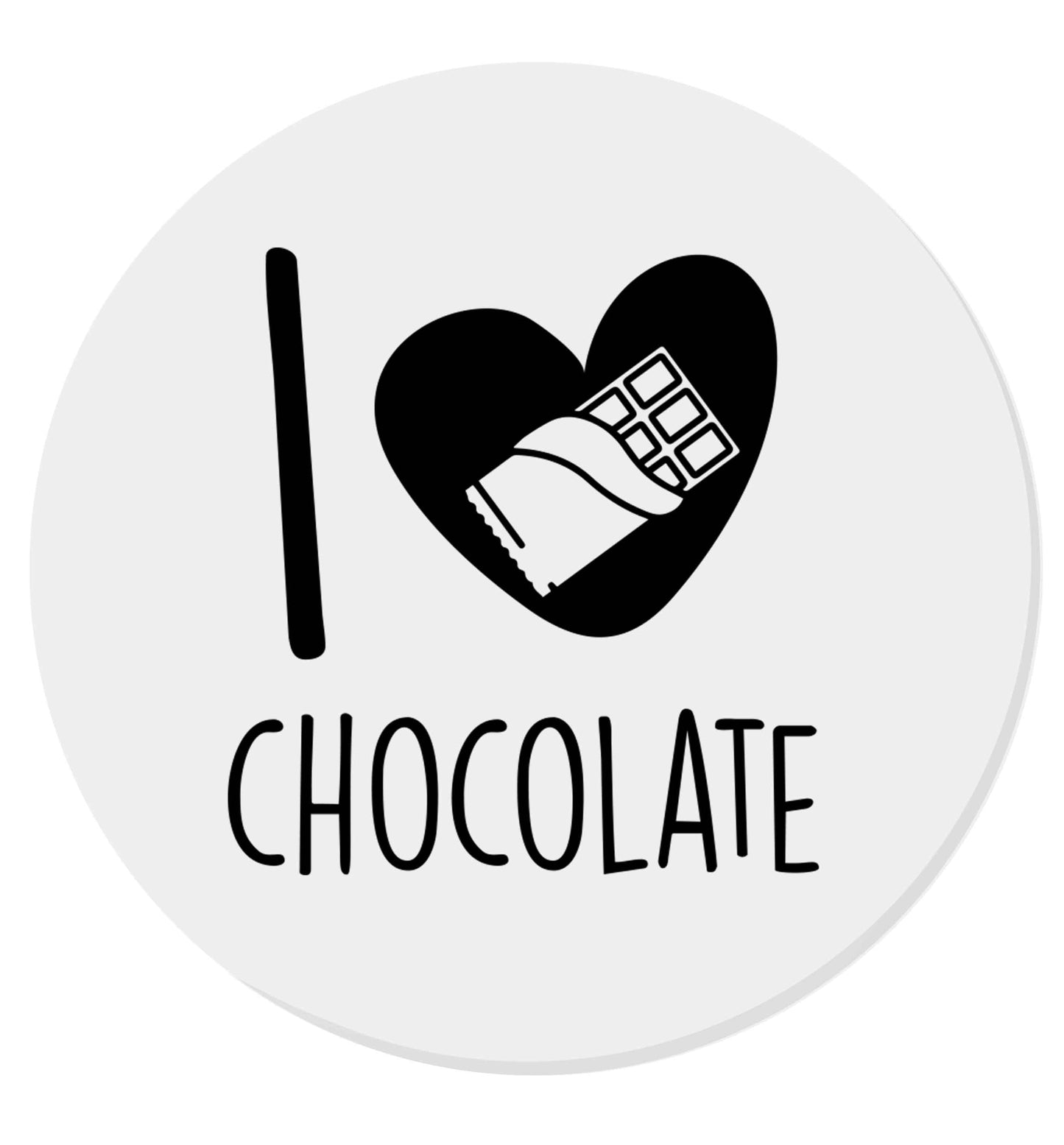 funny gift for a chocaholic! I love chocolate | Magnet