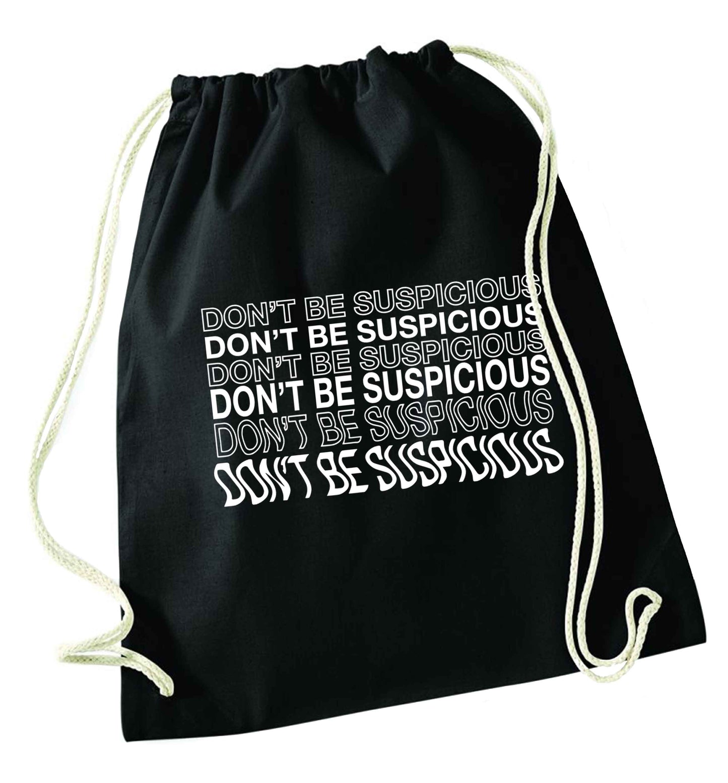 Viral funny memes! Designs for the gen z generation! black drawstring bag