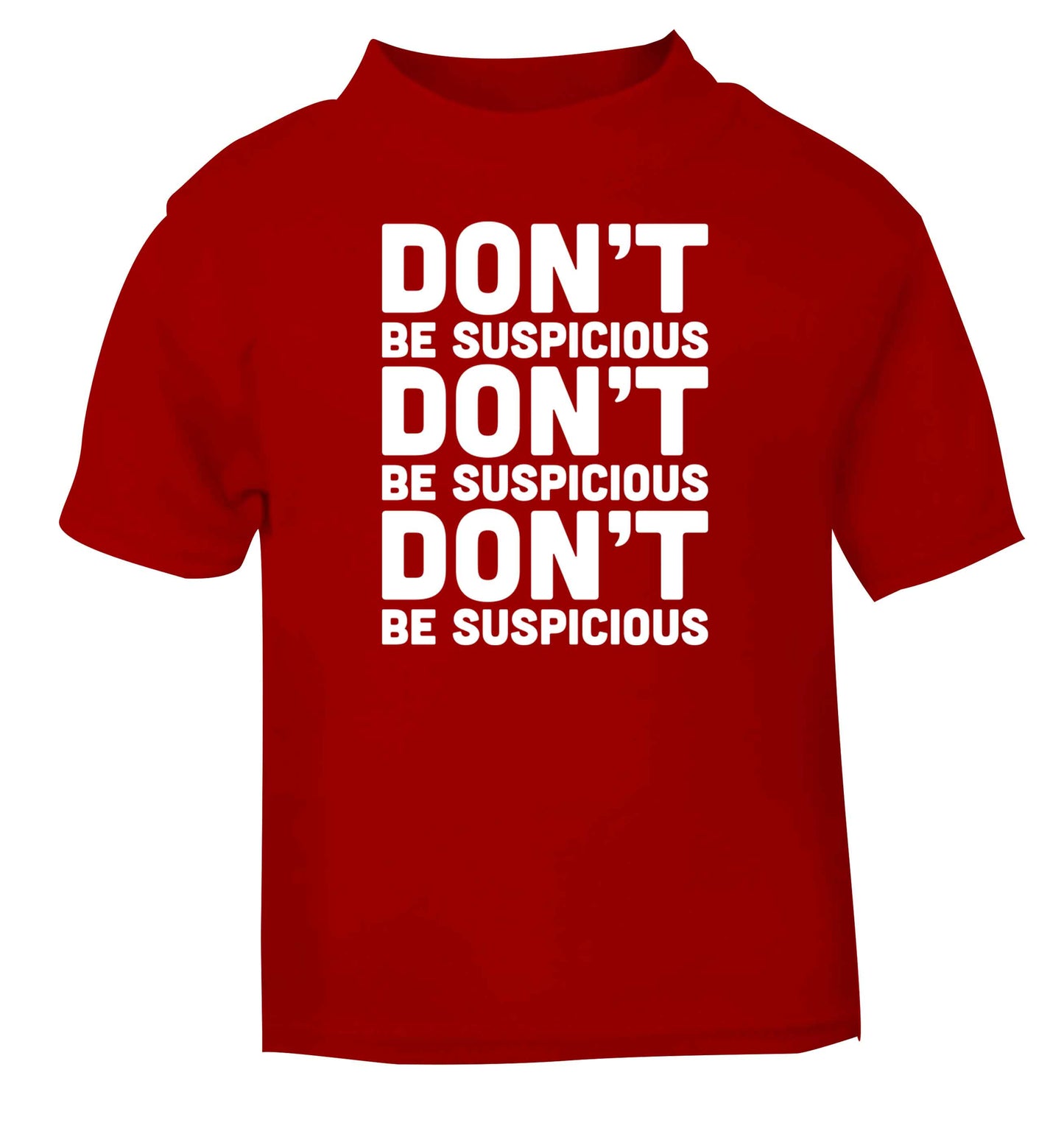 Gen Z funny viral meme red baby toddler Tshirt 2 Years