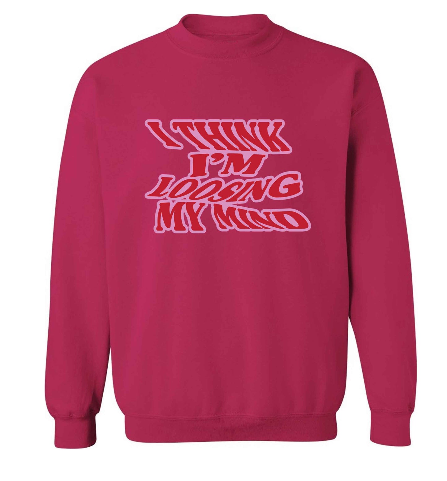Gen Z funny viral meme adult's unisex pink sweater 2XL