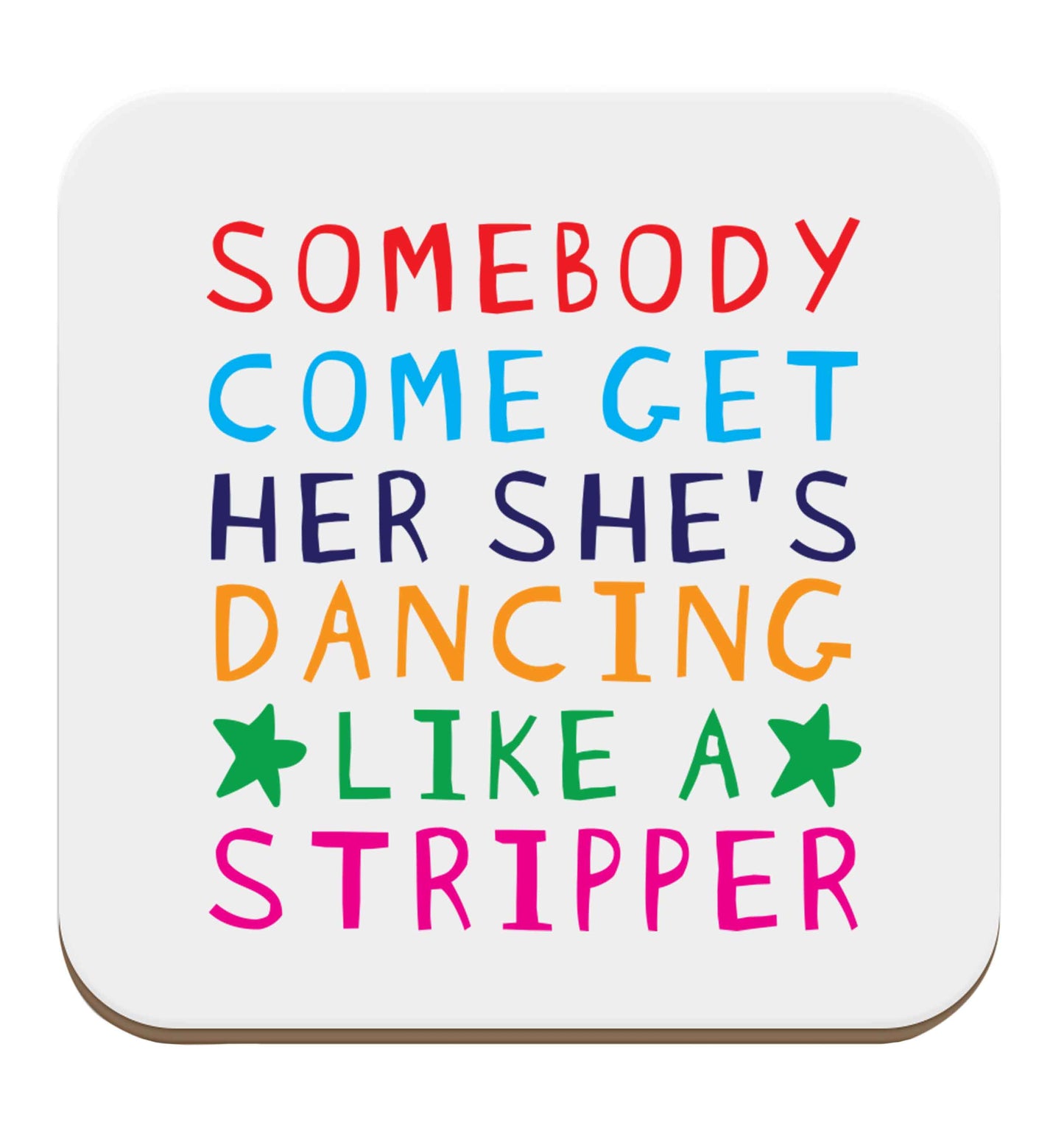 Gen Z funny viral meme set of four coasters