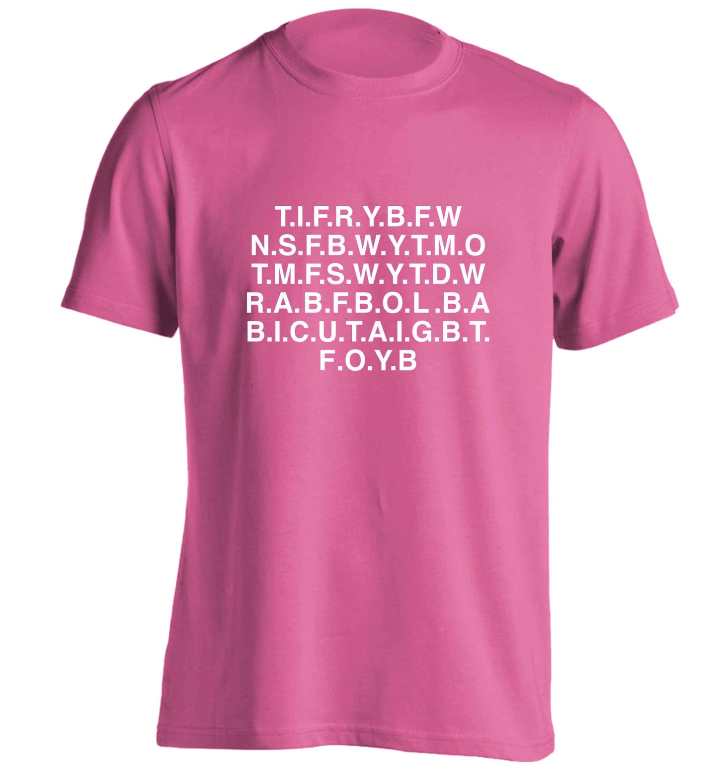 Gen Z funny viral meme adults unisex pink Tshirt 2XL