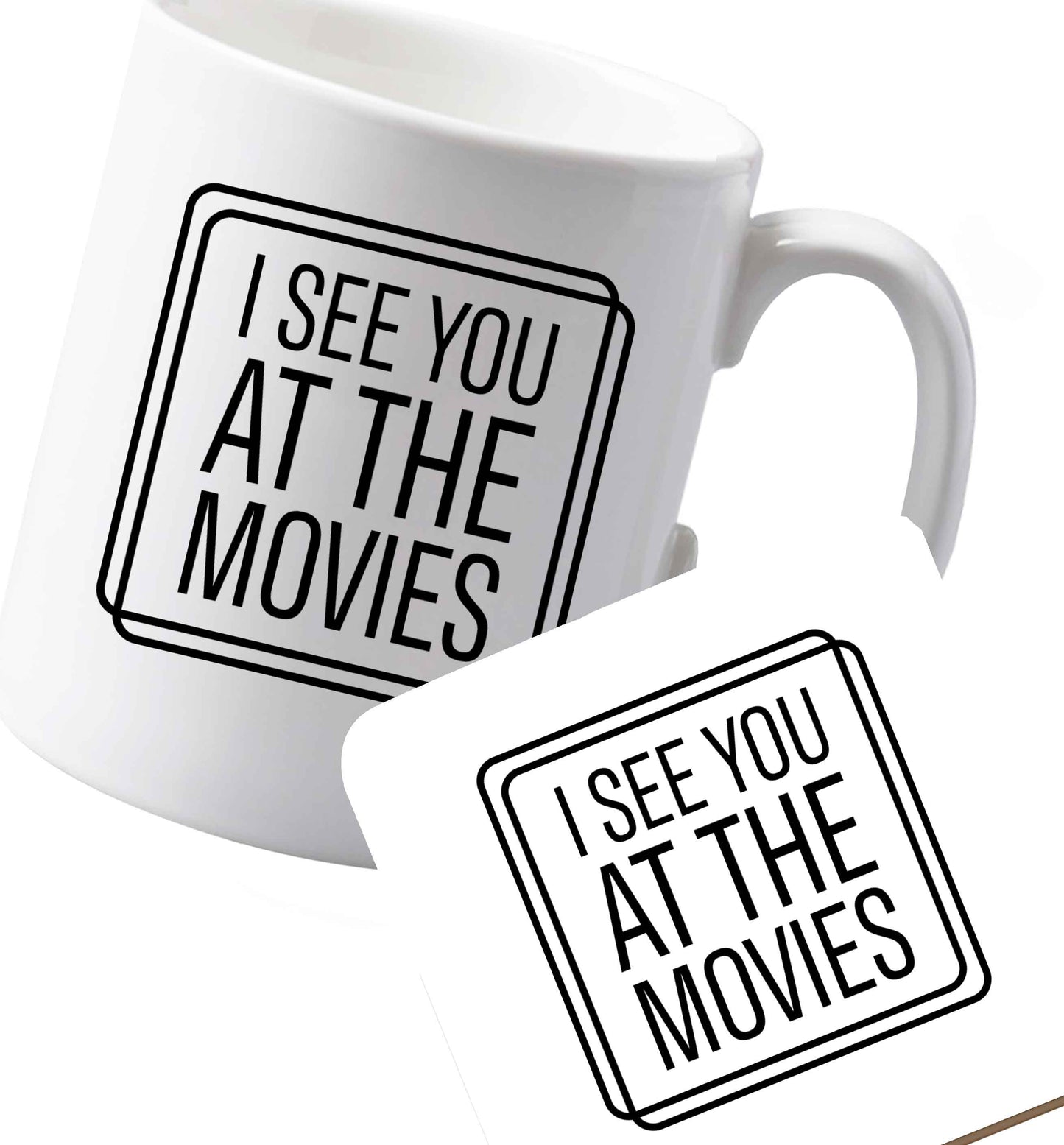 10 oz Ceramic mug and coaster Gen Z funny viral meme both sides