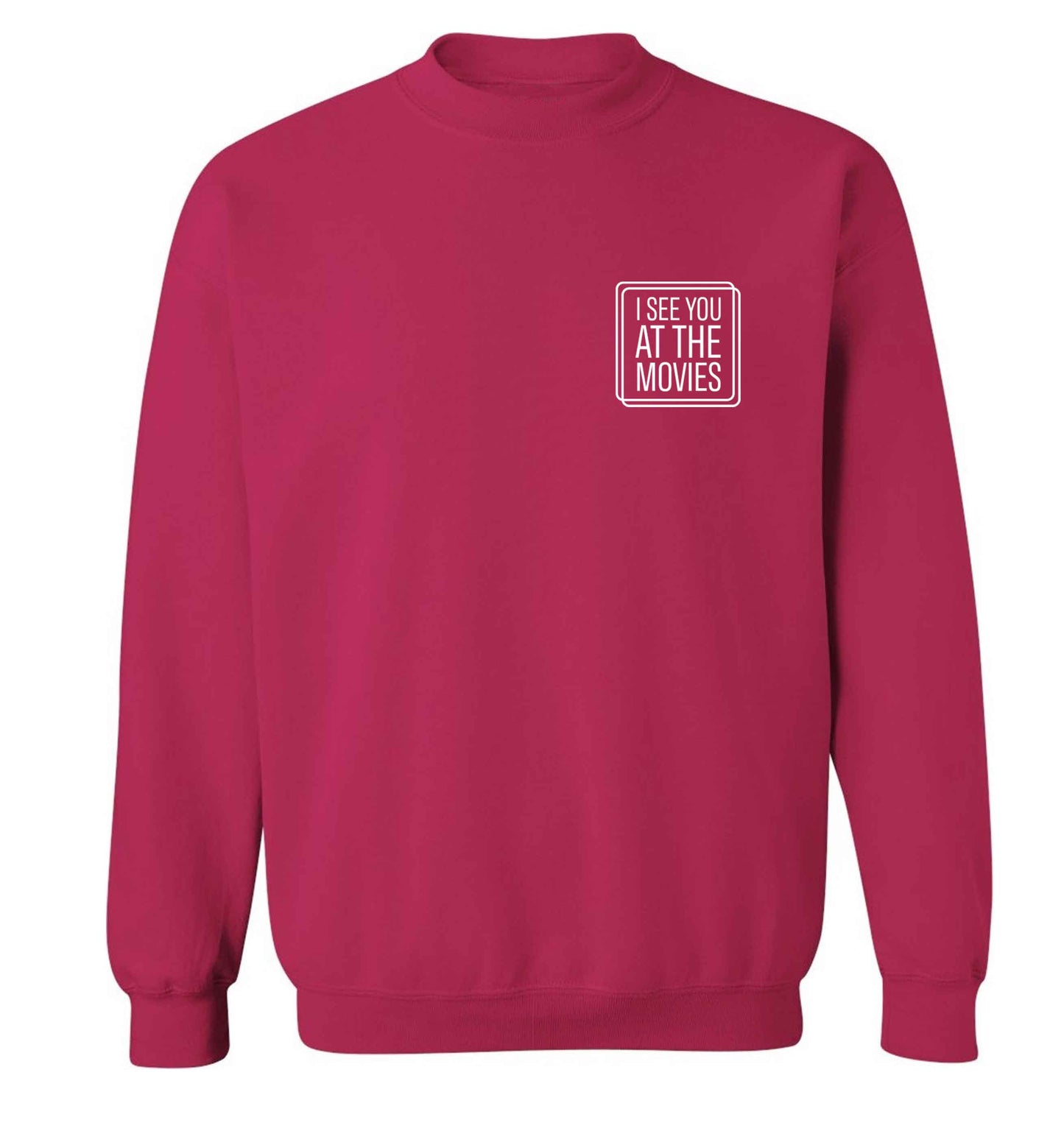 Gen Z funny viral meme adult's unisex pink sweater 2XL