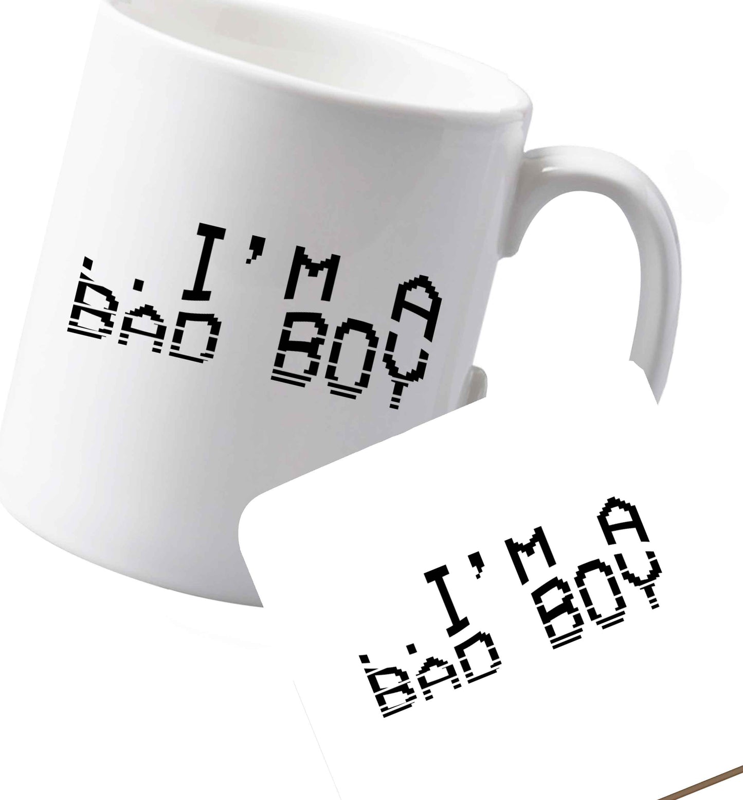 10 oz Ceramic mug and coaster Gen Z funny viral meme both sides