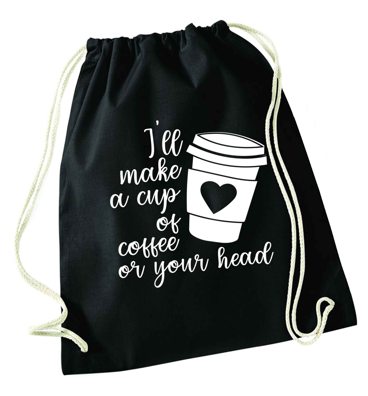 Misheard song lyrics - check! black drawstring bag
