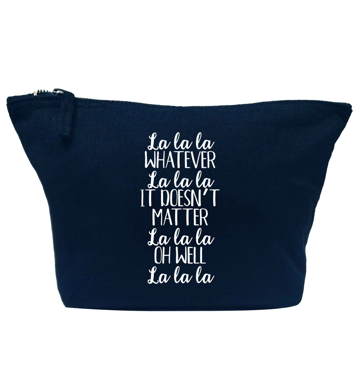 Viral song lyrics - check! Gen z babies where you at? navy makeup bag