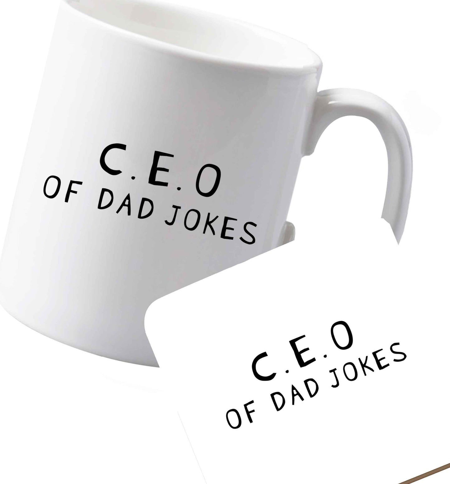 10 oz Ceramic mug and coaster We love this for YOU! Who else loves saying this?! both sides