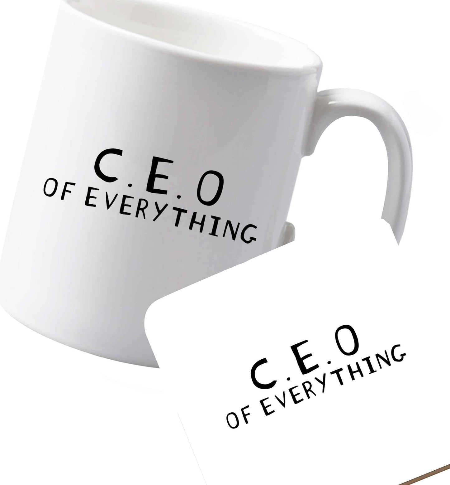 10 oz Ceramic mug and coaster We love this for YOU! Who else loves saying this?! both sides